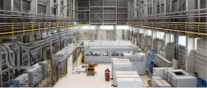 Interior photograph of Kinectrics' GridSim testing lab