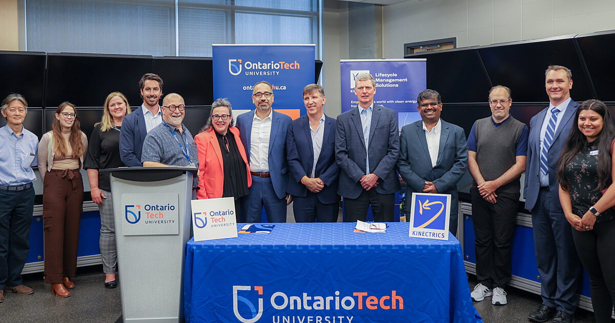 Kinectrics & Ontario Tech University Establish… Kinectrics