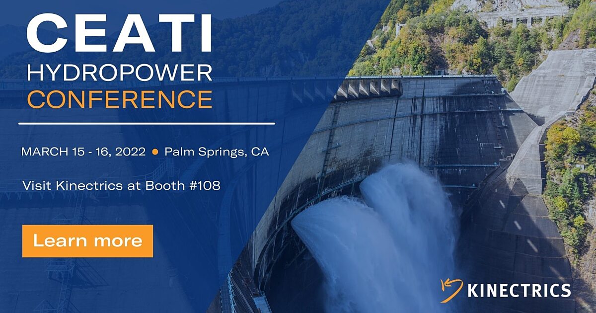 CEATI Hydropower Conference Kinectrics