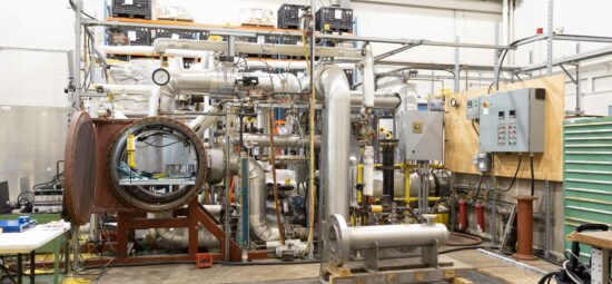 Loss of Coolant Accident (LOCA) testing equipment