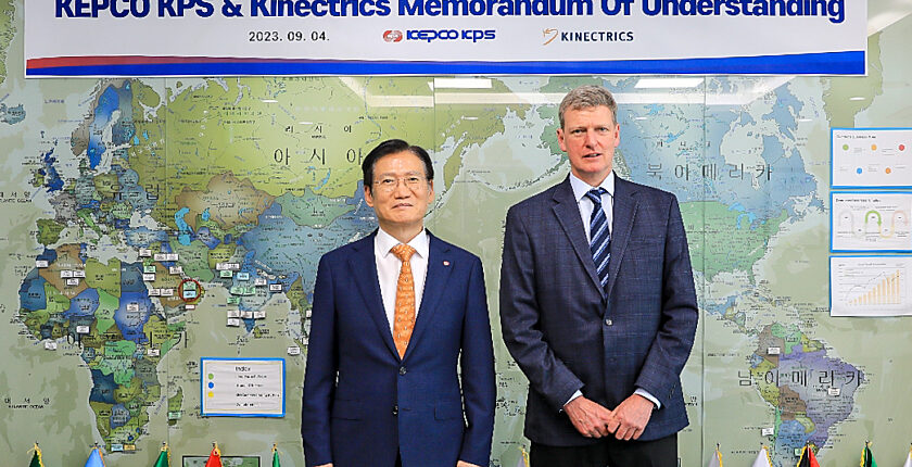 Kinectrics and KEPCO KSP at signing memorandum of understanding