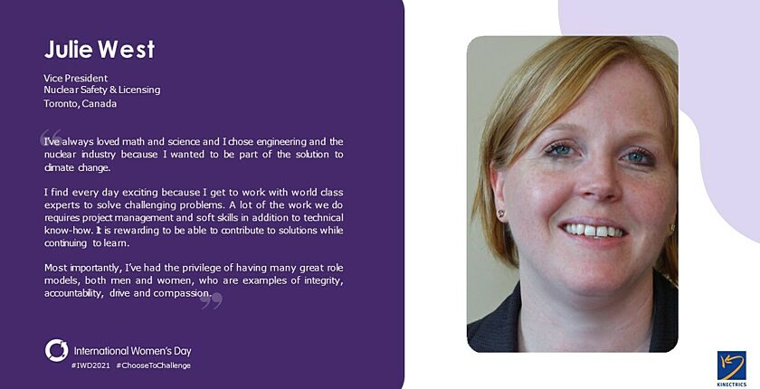 Panelist: Julie West, Vice President, Nuclear Safety & Licensing