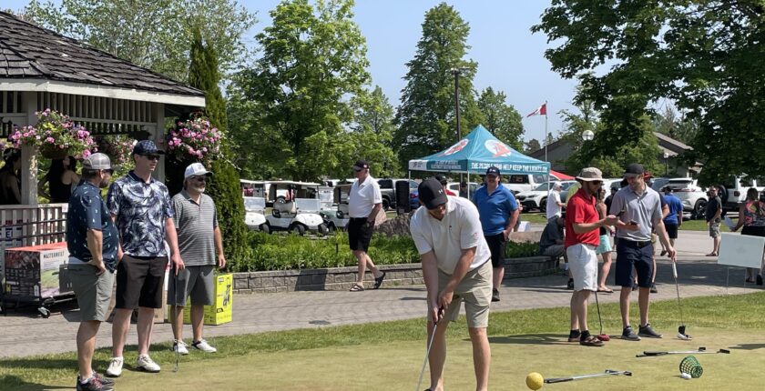 Kinectrics representatives at PWU Charity Golf Tournament 2023