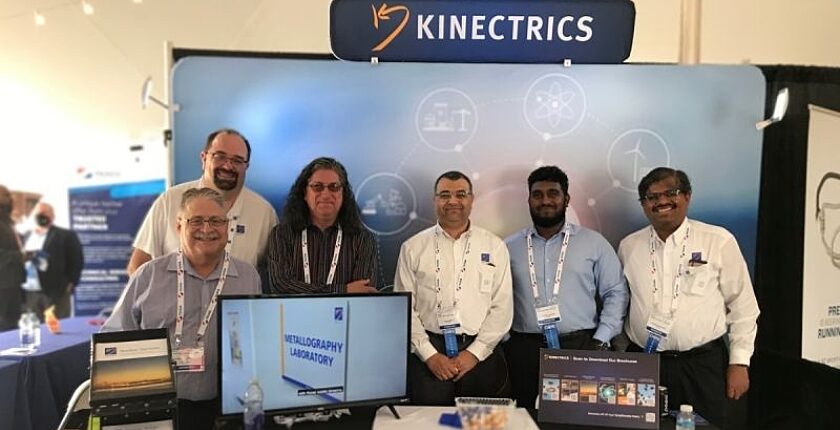 Photograph of Kinectrics representatives at CNL Industry Day