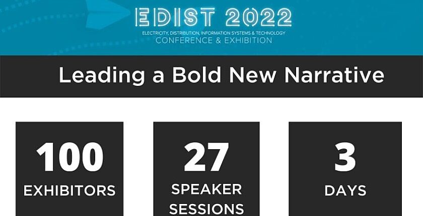 Kinectrics promotional banner titled "EDOST 2022 Conference & Exhibition"