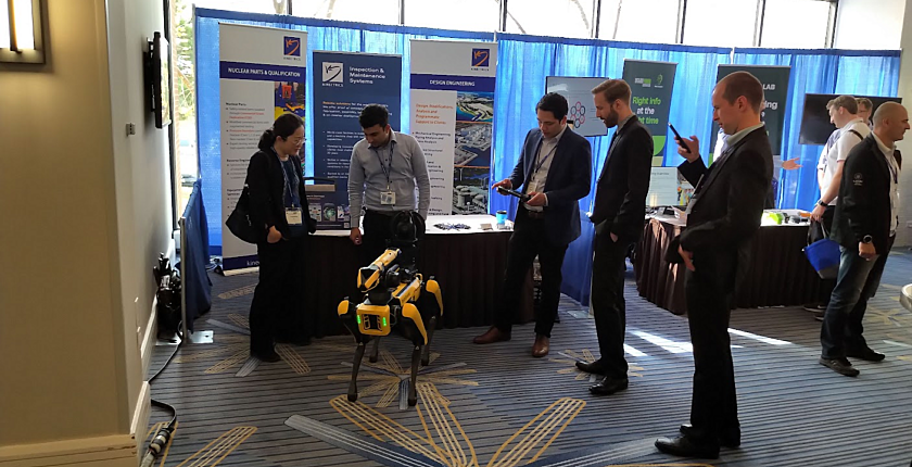 Kinectrics booth at CNS CANDU Maintenance and Nuclear Components 2023 event