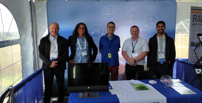 Kinectrics representatives at OCNI Darlington Suppliers Day 2023 event