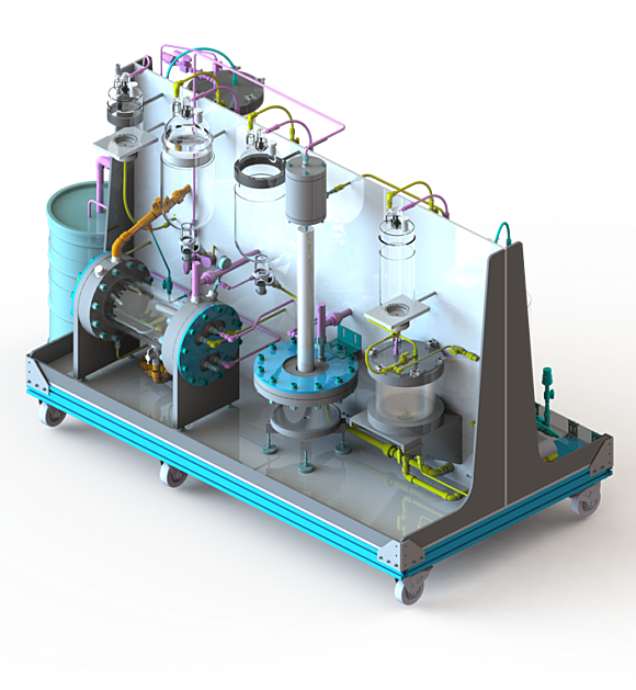 3D model of the SCEPTER process equipment