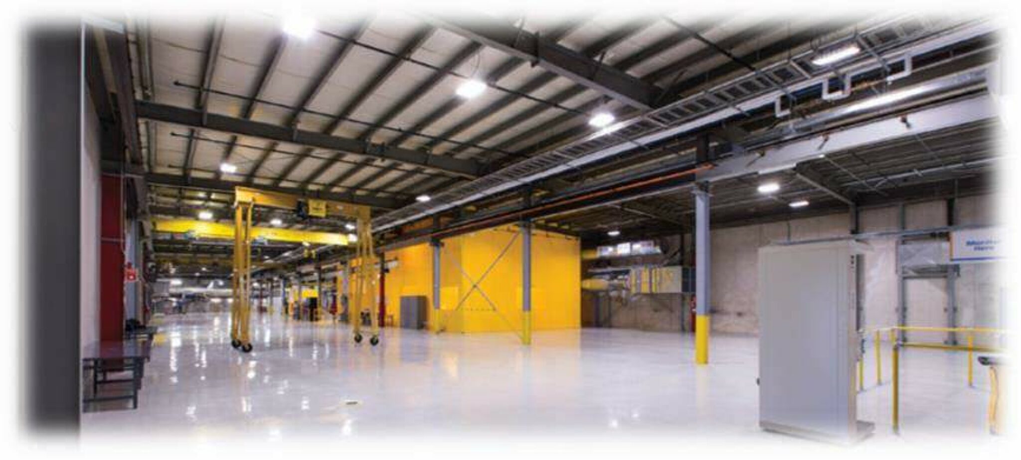 Interior photograph of bruce power's BRIMS maintenance facility