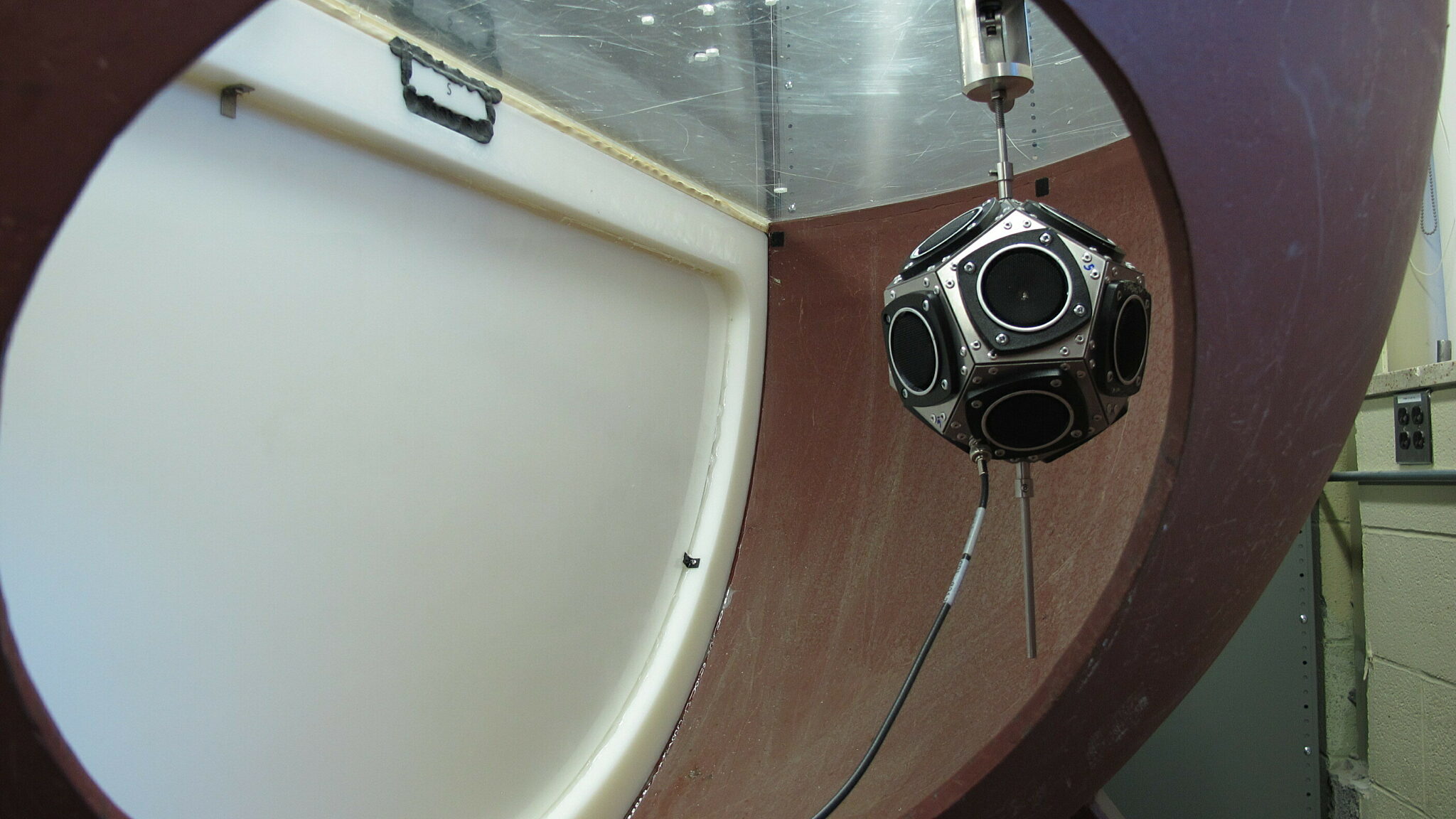 Photograph of the acoustic leak inspection system named ALIS