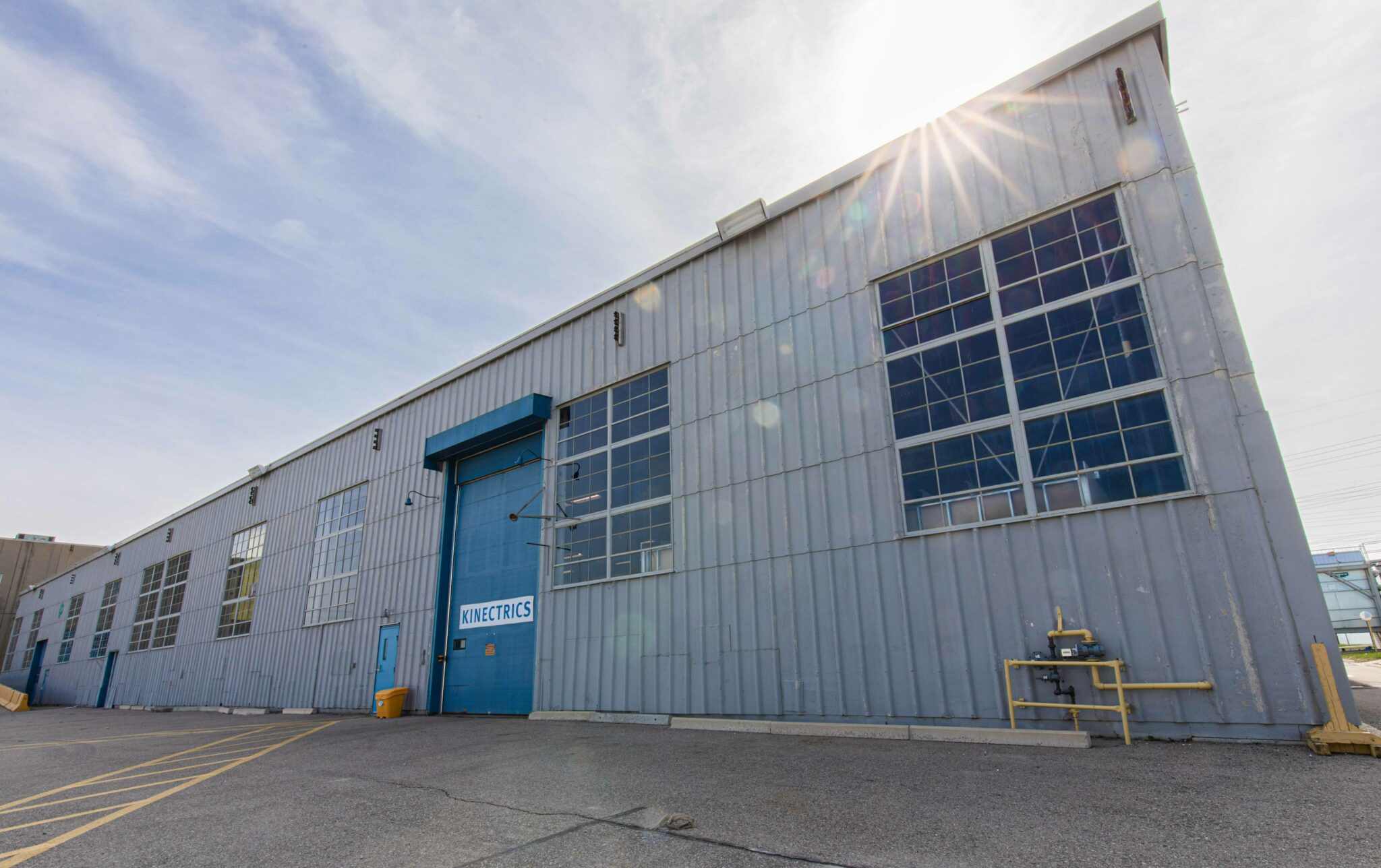 Exterior photograph of Kinectrics' mock-up facility