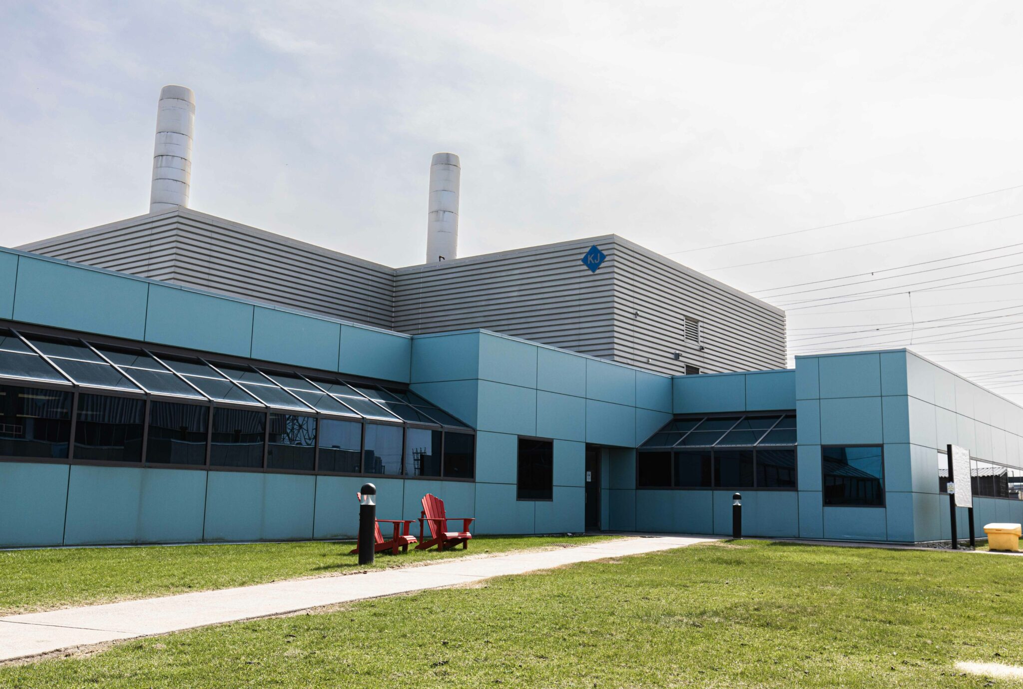 Exterior photograph of Kinectrics' KJ facility