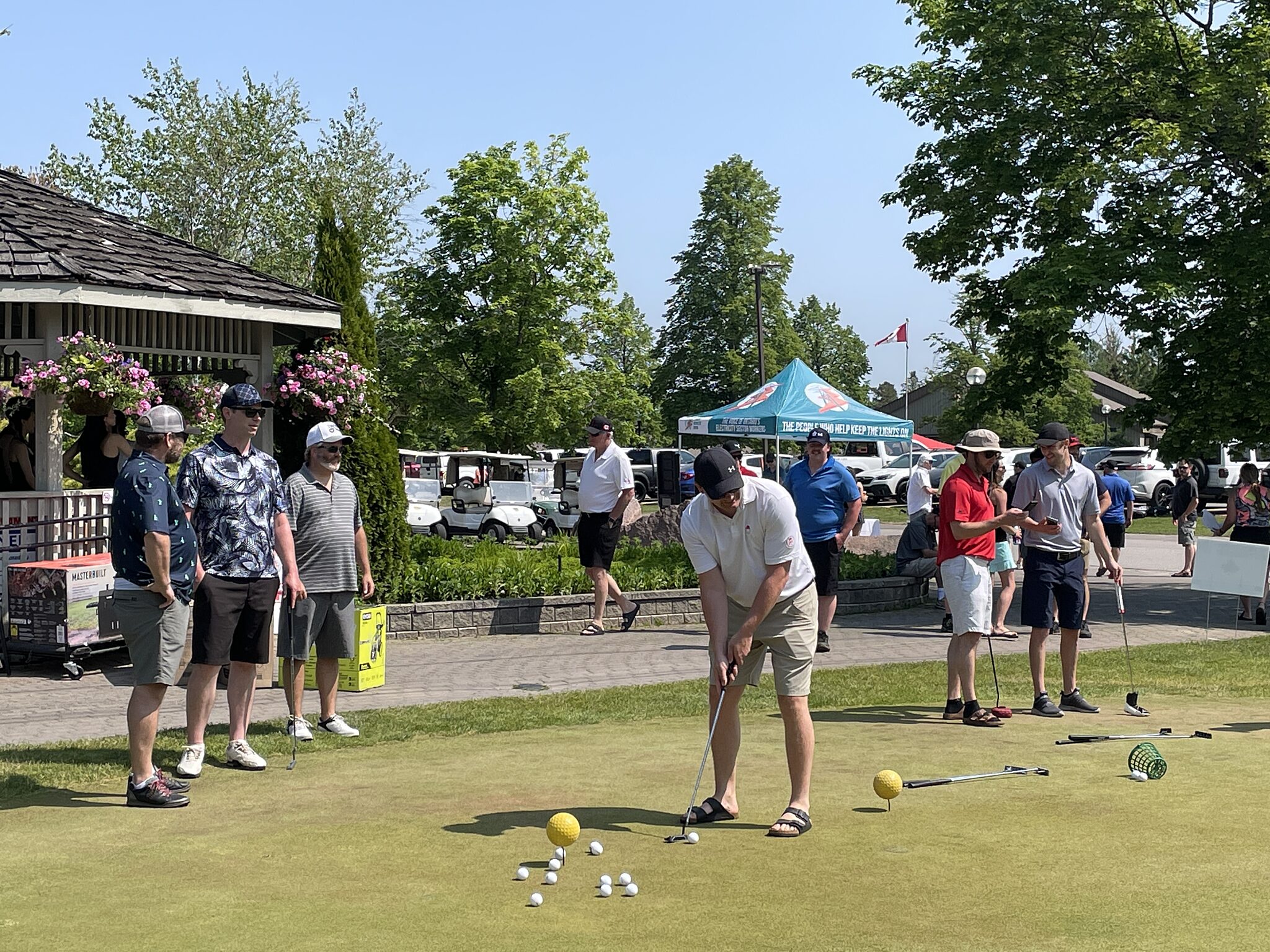 Kinectrics representatives at PWU Charity Golf Tournament 2023