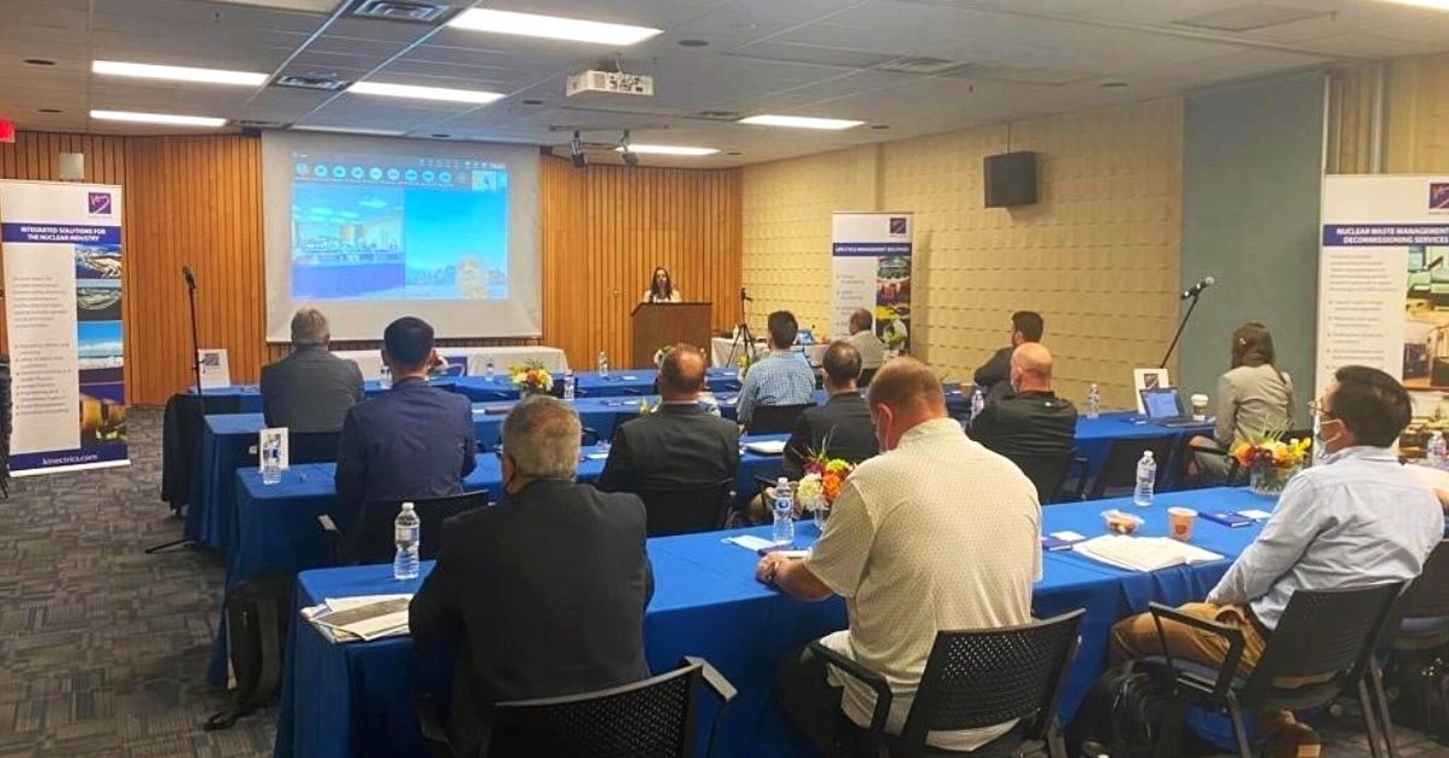 Photograph of an in-person conference hosted by Kinectrics