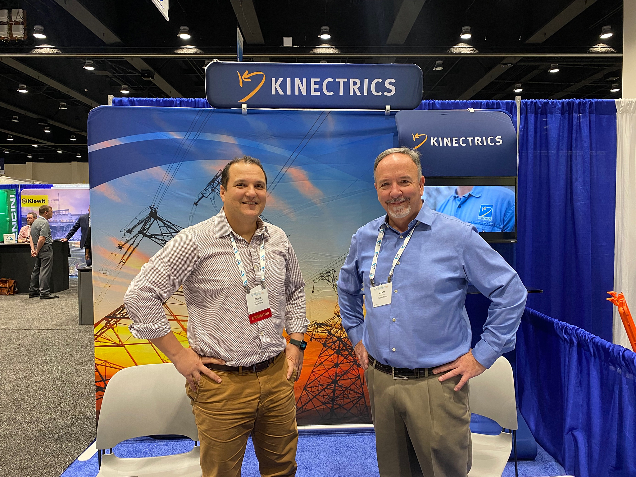 Photograph of Kinectrics representatives at Clean Currents 2022
