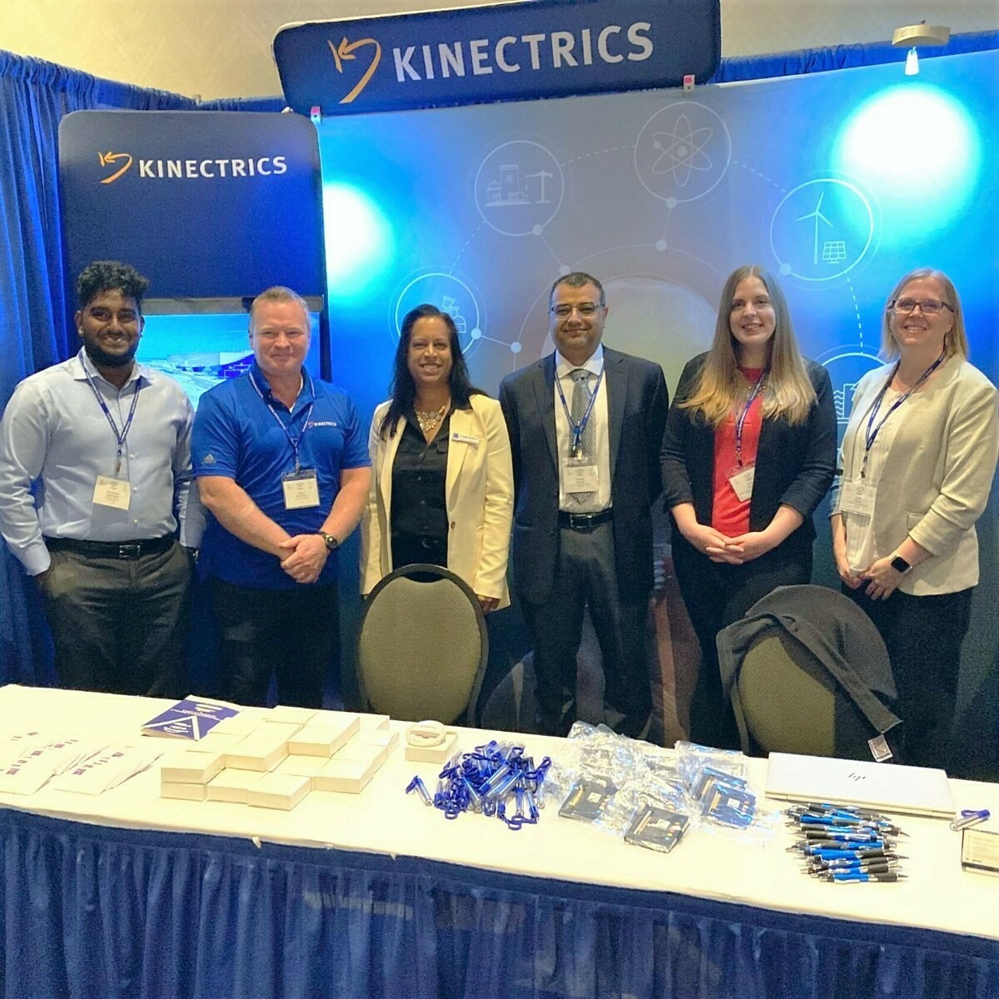 Photograph of Kinectrics representatives at the 4th International Conference on Generation IV and Small Reactors