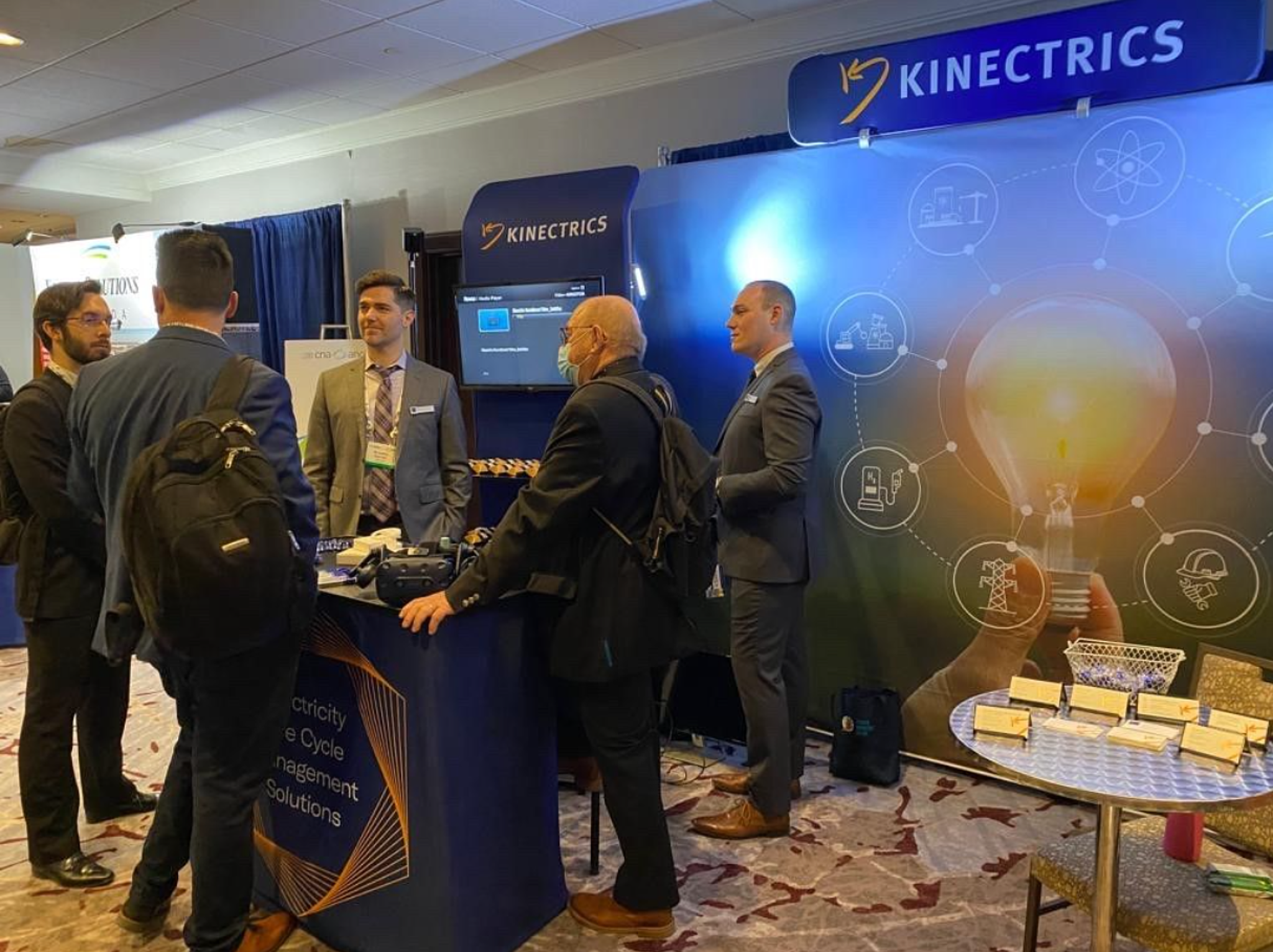 Kinectrics representatives at CNA 2022