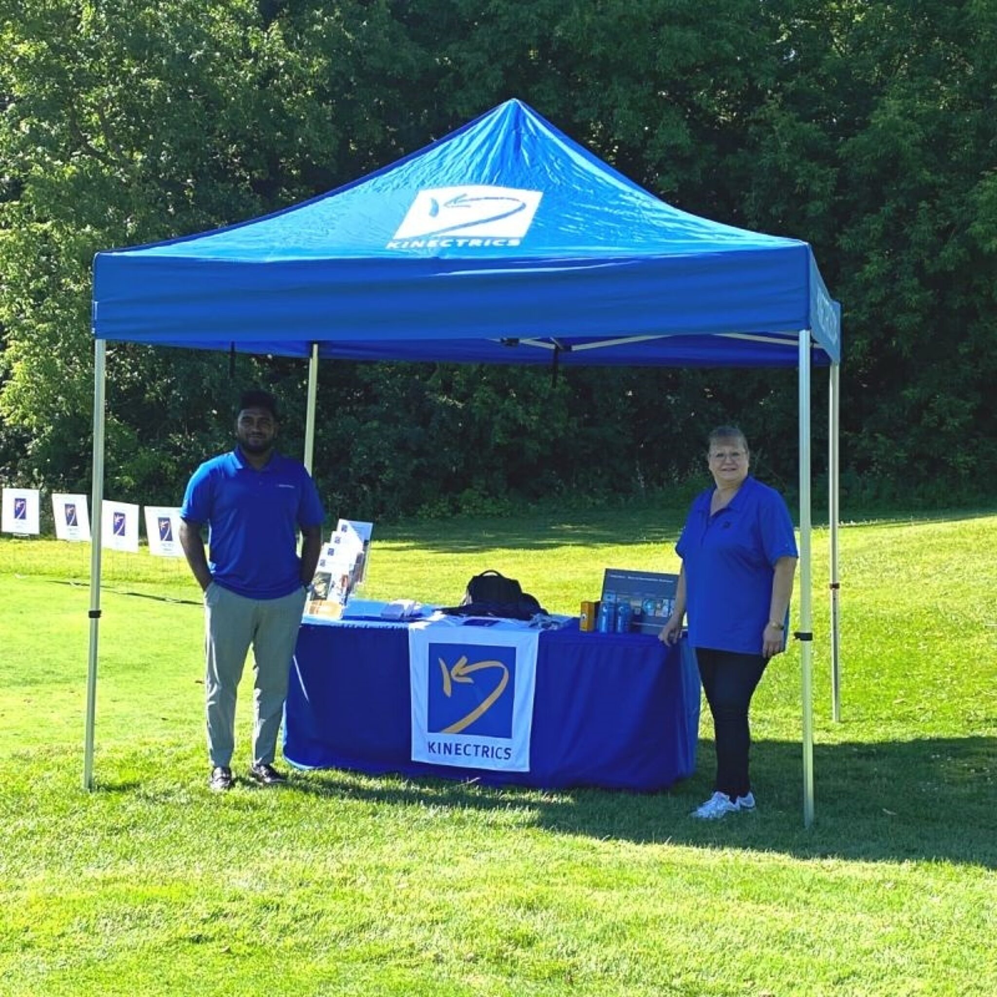 Kinectrics representatives at the OCNI Charity Golf Tournament