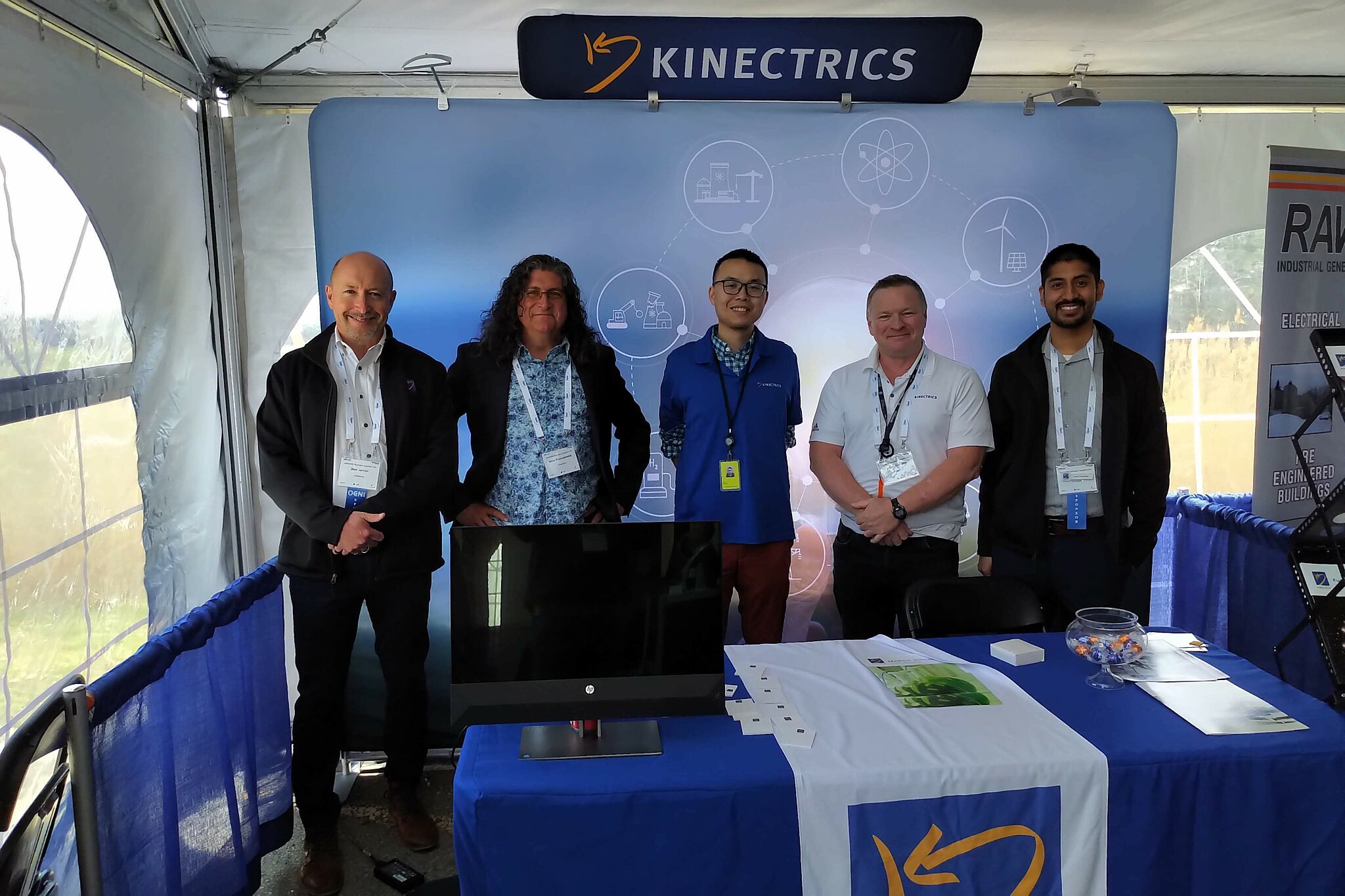 Kinectrics representatives at OCNI Darlington Suppliers Day 2023 event