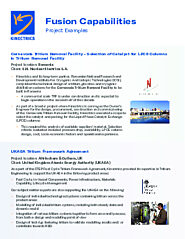 Thumbnail for: Fusion Capabilities Projects
