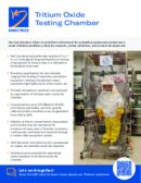 Thumbnail for: Tritium Oxide Testing Chamber - Brochure
